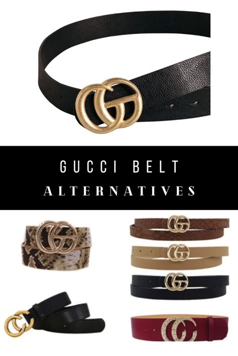 thin Gucci belt dupe